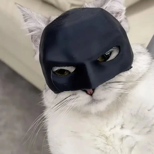 New Bat Cat Avenger Mask 3d Printed Cosplay Costume Helmet Toy Halloween Party Headwear Pet Dog Mask Helmet Prop Main Image