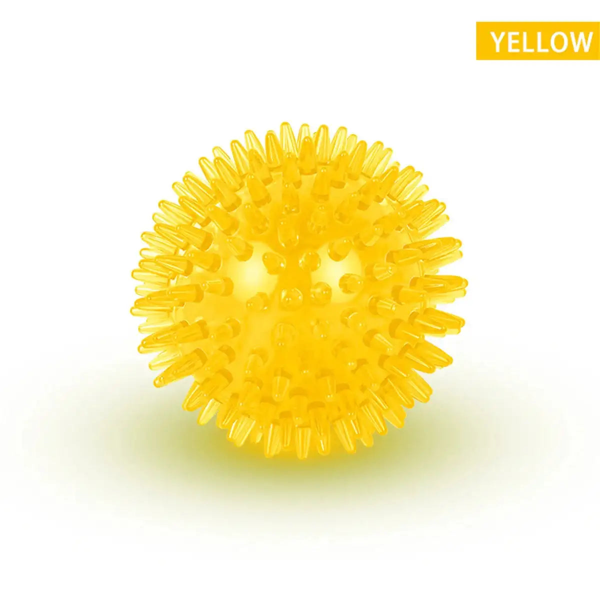 Squeaky Dental Chew Ball - Bouncy TPR Dog Toy for Teeth Cleaning & Play