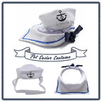 Funny Pet Cat Costumes – Navy Sailor Jacket Cloak Set
