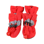 4pcs Waterproof Pet Dog Shoes - Anti-Slip Rain Boots for Small Dogs and Cats - Durable Footwear for All Weather
