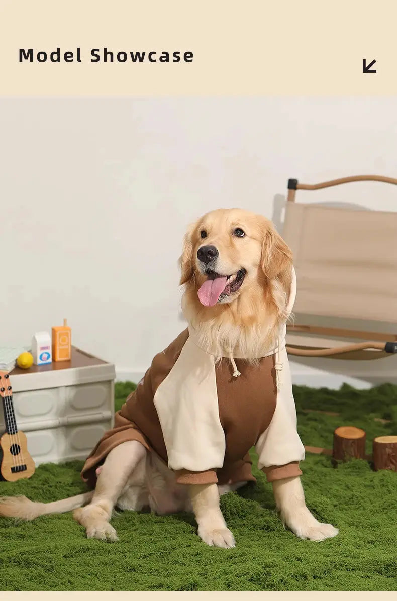 HOOPET Dog Clothes Fall and Winter Models Labrador Dogs Border Collie Pet Clothing Spring and Large Dog Sweater Winter