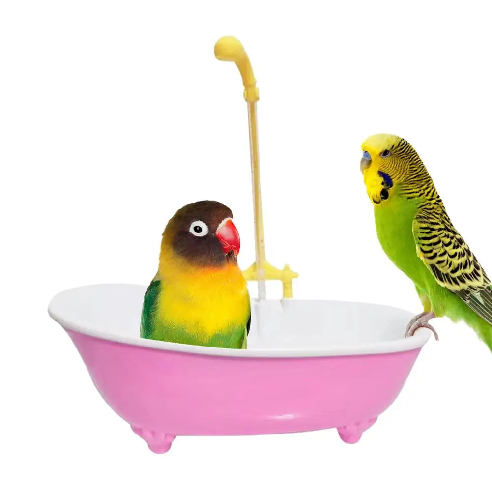 Hanging Parrot Bath Tub