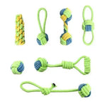 Durable Cotton Rope Dog Toys - Interactive Chew Toys for Puppies & Dogs, Dental Care, Non-Toxic