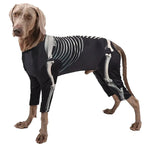Dogs Skeleton Pattern Clothes Dog Halloween Cosplay Costume Halloween Bone Hoody Sweater Large Dog Jumpsuit Suit S-XXXL