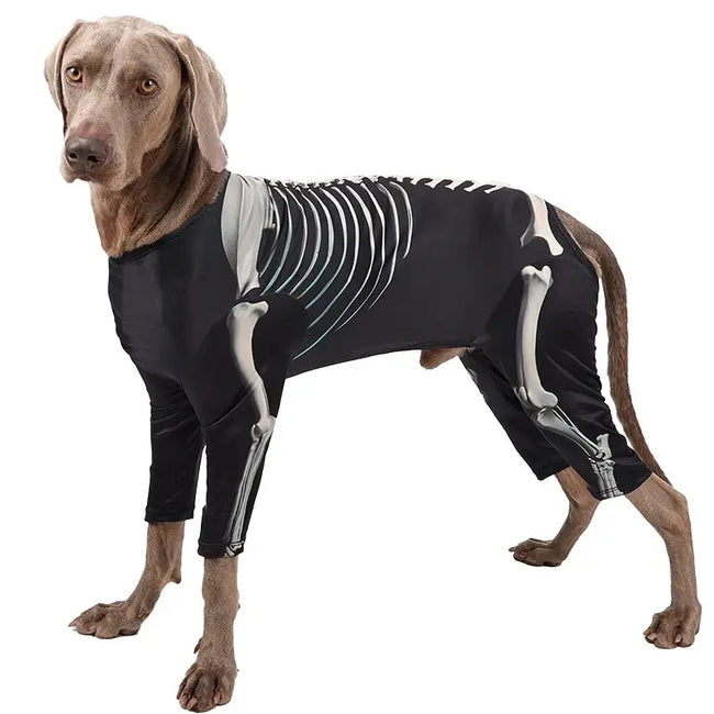 Dogs Skeleton Pattern Clothes Dog Halloween Cosplay Costume Halloween Bone Hoody Sweater Large Dog Jumpsuit Suit S-XXXL Main Image