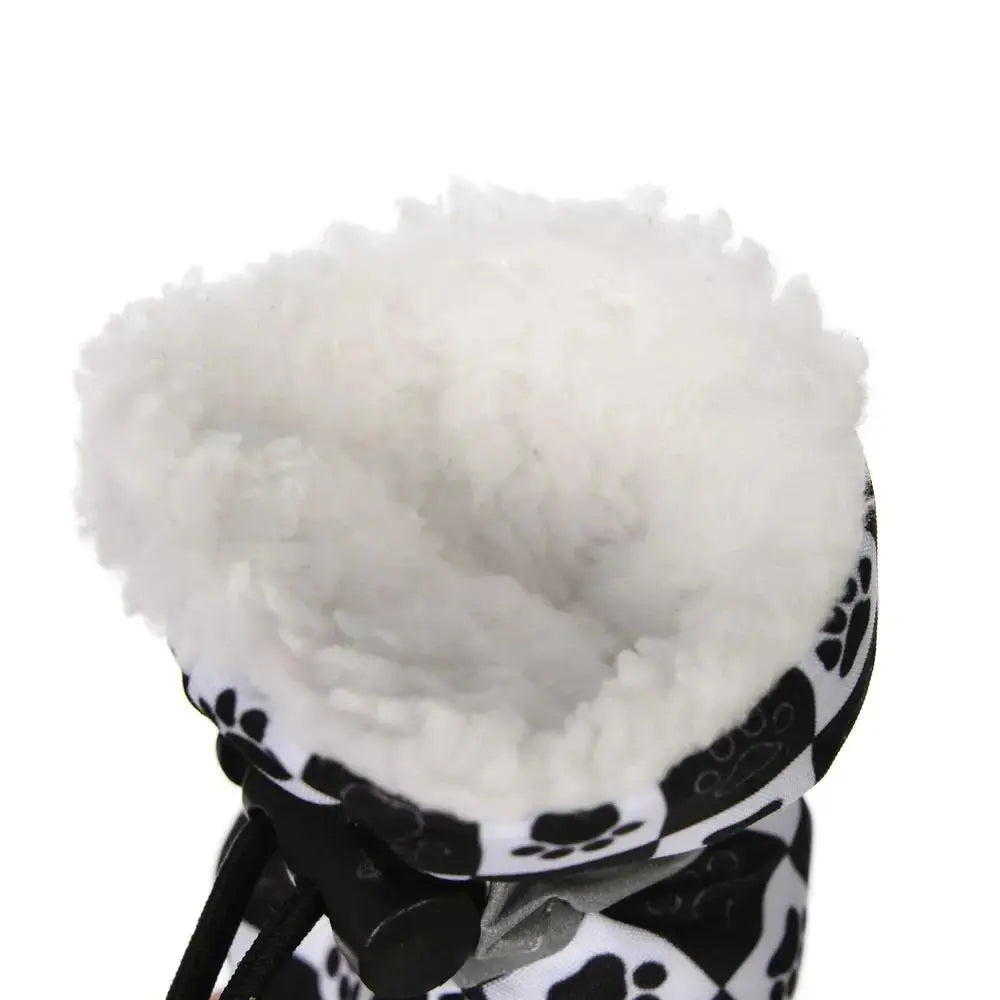 4pcs/set Durable Waterproof Winter Pet Dog Shoes Anti-slip Thick Pet Footwear Puppy Dogs Socks Booties