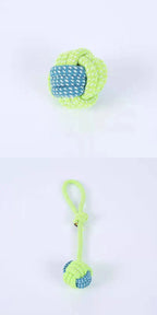 Durable Cotton Rope Dog Toys - Interactive Chew Toys for Puppies & Dogs, Dental Care, Non-Toxic