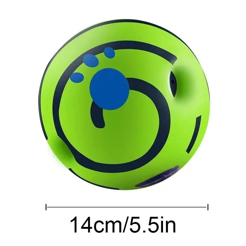 Dog Toy Wobble Wag Giggle Glow Ball – Interactive Dog Attention Toy with Fun Giggle Sounds