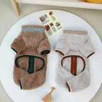 Towable Pet Jumpsuit with Buckle Winter Warm Puppy Dog Suit Clothes for Small Dogs Yorkshire Shih Tzu Overalls mascotas Clothing
