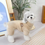 Pet Dog Clothes Large Dogs Sweatshirt Sweater Warm Jackets Coats Small Winter Hat Cloak Fur Coat Clothing Suit Big Medium Jumper