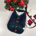 CozyPaws 2025 Dog Cardigan - 100% Cotton Winter Coat for Chihuahua & French Bulldog