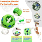 Benepaw Giggle Ball - Treat-Dispensing Puzzle Toy with Squeaky Sounds for All Dog Sizes