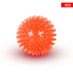 Squeaky Dental Chew Ball - Bouncy TPR Dog Toy for Teeth Cleaning & Play