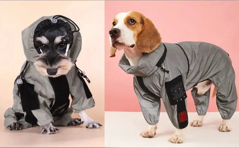 Outdoor Large Dog Raincoat: Stylish Protection for All Weather! ☔🐾