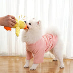 Dog Calming Duck Pet Plush Toy with Quacking Sound Calming Duck Dog Toy Pillow Toy Dog Stuffed Animals Chew Toy for Dogs