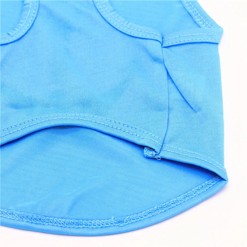 Lightweight Summer Dog Vest - Breathable Mesh Shirt for Small Dogs & Cats