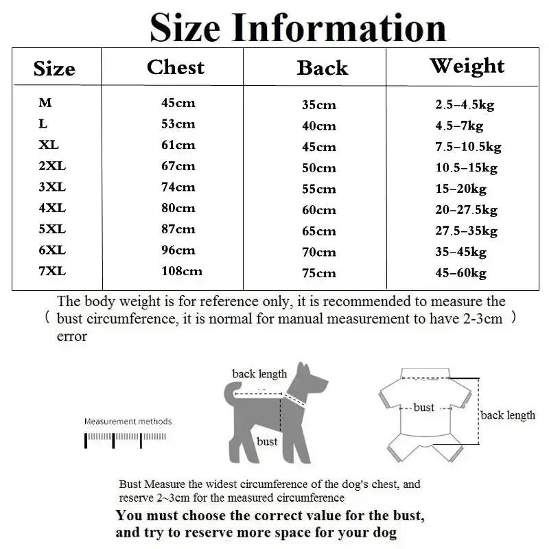 M~7XL Warm Big Dog Baseball Suit Medium Large Dogs Autumn Winter Clothing Golden Retriever Labrador Dog Sweater Thick Style
