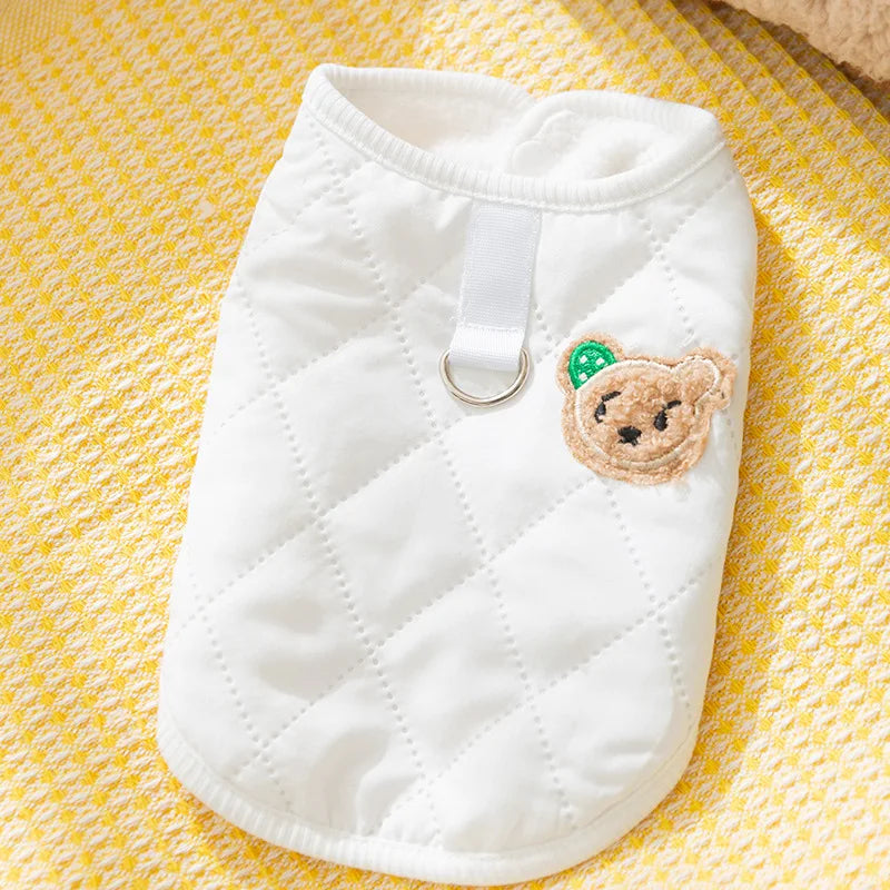 CozyPaws 2025 Dog Cardigan - 100% Cotton Winter Coat for Chihuahua & French Bulldog