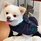 CozyPaws 2025 Dog Cardigan - 100% Cotton Winter Coat for Chihuahua & French Bulldog