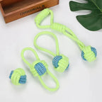 Durable Cotton Rope Dog Toys - Interactive Chew Toys for Puppies & Dogs, Dental Care, Non-Toxic