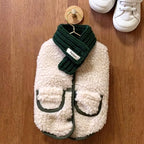 CozyPaws 2025 Dog Cardigan - 100% Cotton Winter Coat for Chihuahua & French Bulldog