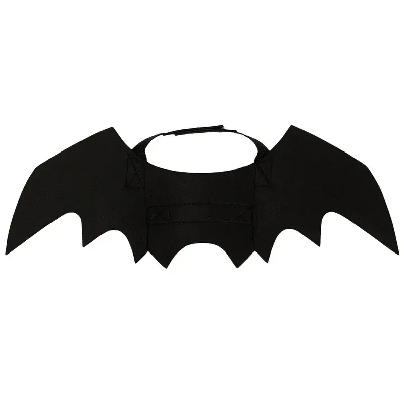 Dog Cat Bat Wings for Halloween Party Decoration, Pet Collar Leads Cosplay Bat Costume,Cute Puppy Cat Dress Up Accessories