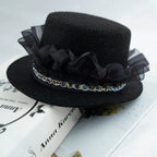 Festival Dog Hat Dogs Cat Wedding Party Gentleman Hats Caps For Puppy Kitten Headwear Pet Halloween Photo Prop Top Hat Accessory