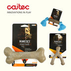 Durable Chew Bone for Dogs - Tough Nylon-Wood Dental Toy (All Sizes)