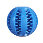 Durable Dental Chew Ball for Dogs – Snack-Dispensing Rubber Toy for Puppies & Large Breeds
