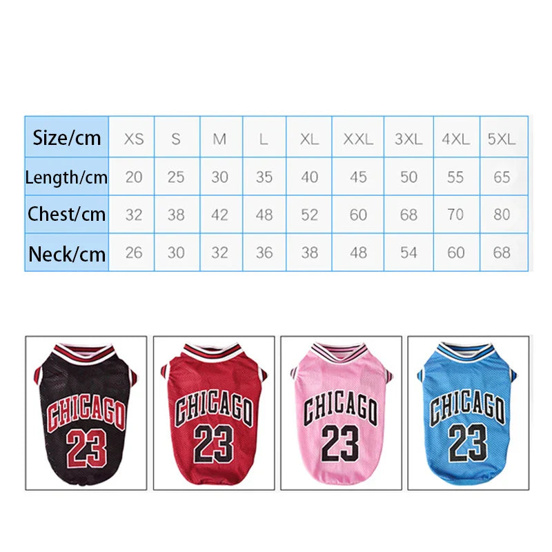 Summer Mesh Dog Jersey - Breathable Sport Shirts for Cooling, Small & Large Breeds (Schnauzer, Teddy, Cats)