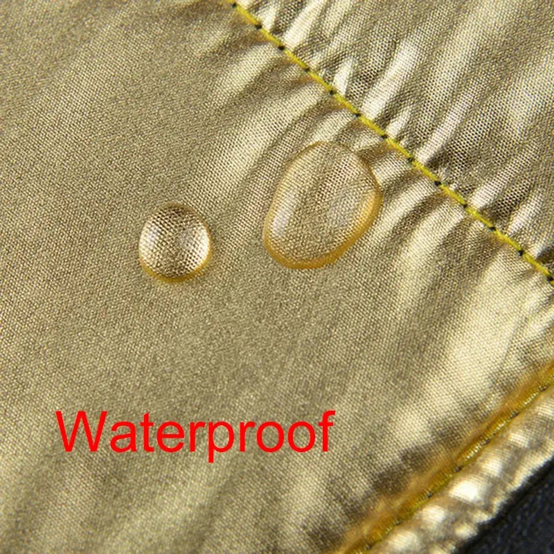 Warm Dog Clothes For Winter Outdoor Waterproof Pet Vest Coat For Small Medium Dogs High Neck Pets Jacket Chihuahua Bulldog Parka