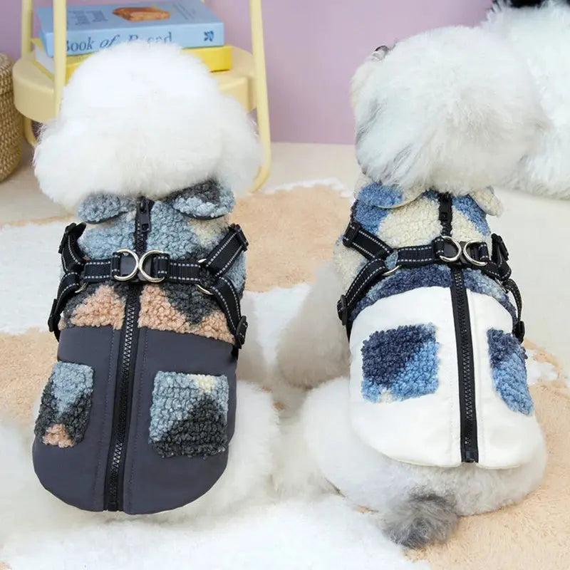 Winter Warm Pet Dog Jacket Thickened Pet Clothes for Small Medium Dogs Fleece Puppy Coat Yorkie Chihuahua Coat Dog Accessories