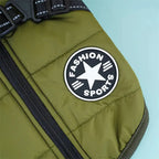 Pet Dog Coat with Harness Winter Cat Waterproof Coat Zipper Dog Jacket with Reflective Harness for Smal Medium Large Dogs