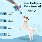 New Blue Goose Dog & Cat Toy - Double-Color Plush, Tough Bite Chew Toy with Sound