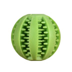 Durable Dental Chew Ball for Dogs – Snack-Dispensing Rubber Toy for Puppies & Large Breeds