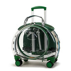 Transparent Space Cat Travel Capsule