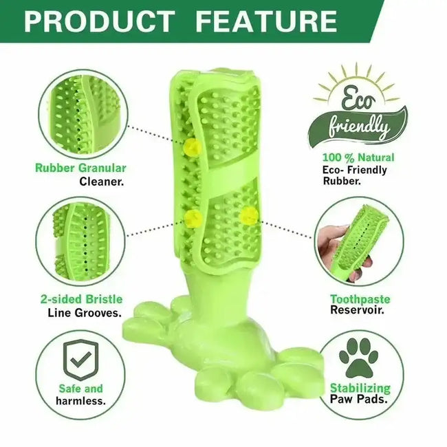 Cactus Dental Chew Toy: Self-Cleaning Toothbrush & Treat Dispenser for All Dogs Main Image