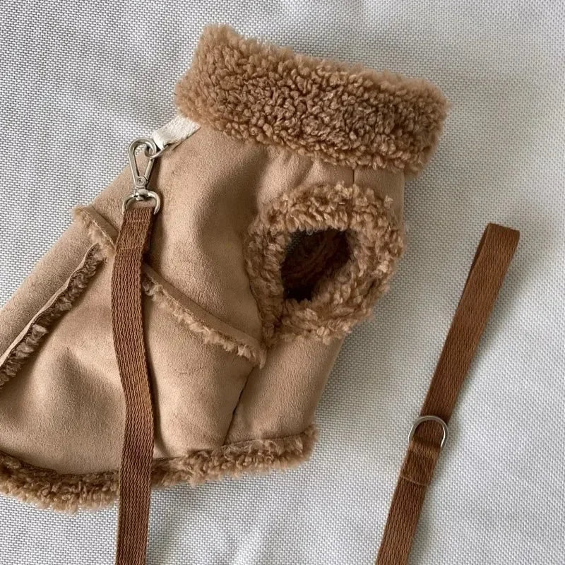PetLAI Designer Dog Vest – Cute & Soft Autumn/Winter Coat for Small to Medium Dogs