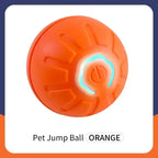 Rechargeable Automatic Dog Toy Ball - LED Bouncing Ball w/ USB Charging for Cats & Dogs