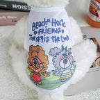1 PC Lightweight Summer Vest for Pets Chihauhua XS-XXL Big Dogs Clothing Ice Felt Overall Cartoon No Fading Pet Cat Overalls