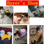Pet Dog Clothes Soft Warm Fleece Dogs Jumpsuits Pet Clothing for Small Dogs Puppy Cats Clothes Chihuahua Yorkshire Costume Coat