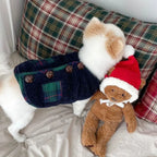 CozyPaws 2025 Dog Cardigan - 100% Cotton Winter Coat for Chihuahua & French Bulldog