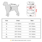 Soft Warm Dog Clothes Winter Padded Puppy Cat Coat Jacket For Small Medium Dogs