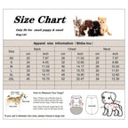 XS-2XL Winter Warm Cotton Dogs Vest Coats For Small Medium Dog Clothing Puppy Kitten French Bulldog Chihuahua Pet Dogs Clothes