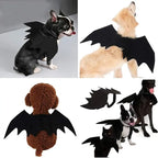 Dog Cat Bat Wings for Halloween Party Decoration, Pet Collar Leads Cosplay Bat Costume,Cute Puppy Cat Dress Up Accessories