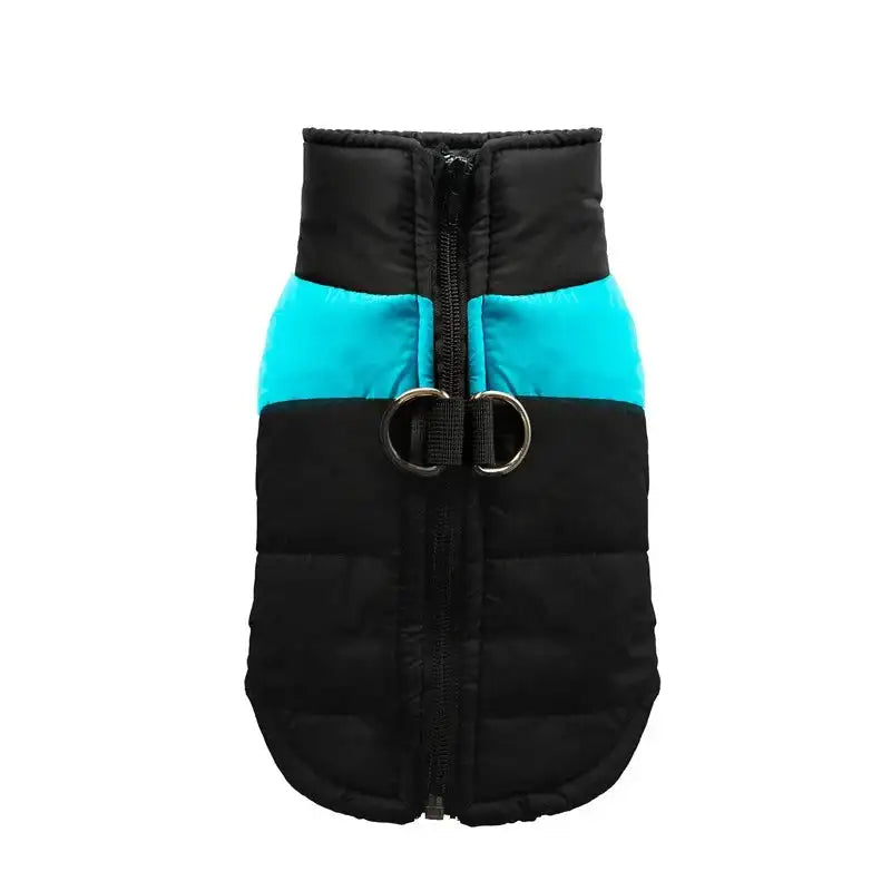 Waterproof Winter Dog Jacket - Warm Padded Vest w/ Zipper for Small, Medium, Large Dogs & Cats