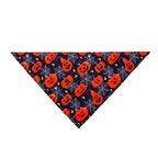 1 Pc Pet Dog Halloween Costume Scarf Dog Bandana Accessories Pumpkin Skull Bat Ghost Pattern Small Dog Cat Dog Bib Pet Supplies