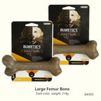 Durable Chew Bone for Dogs - Tough Nylon-Wood Dental Toy (All Sizes)