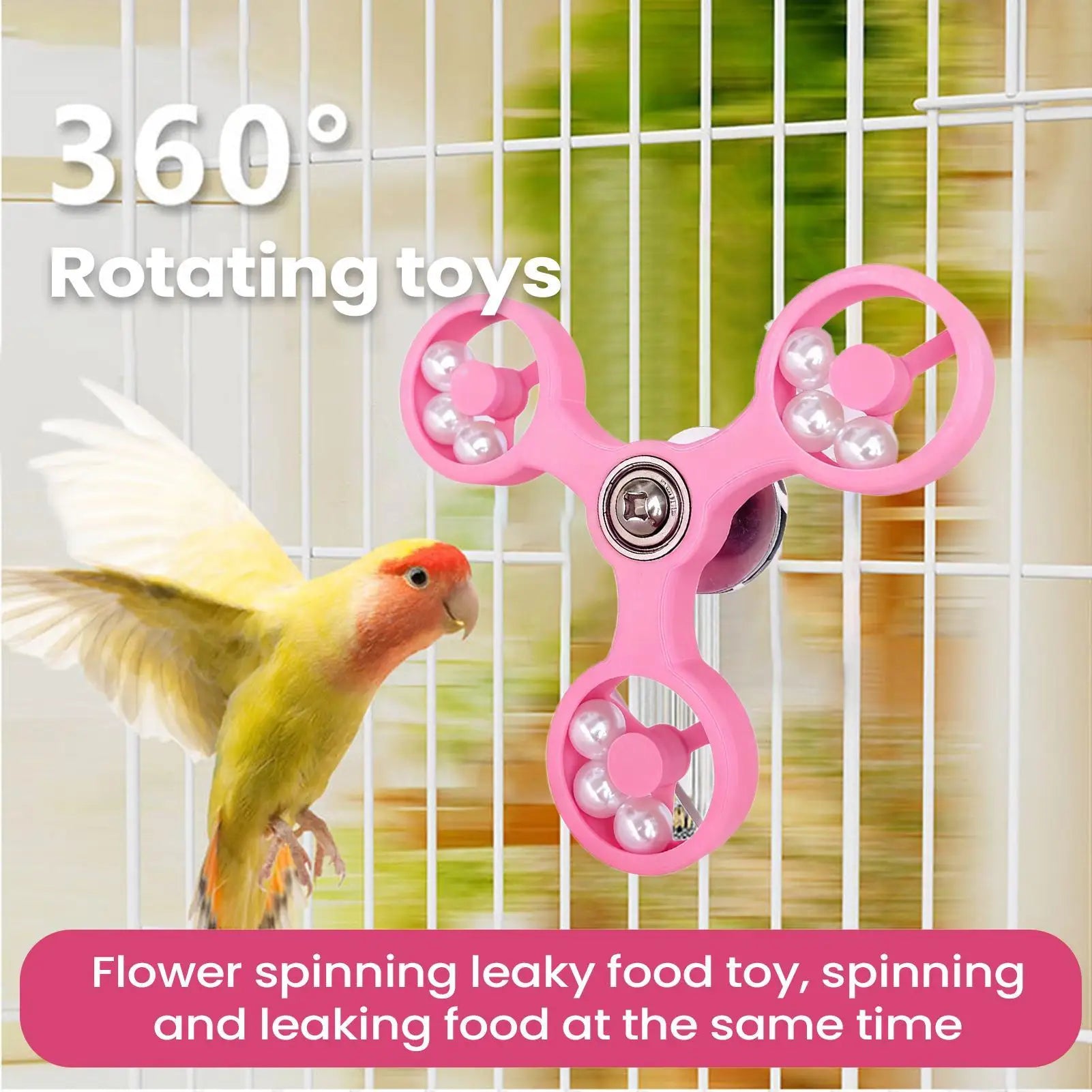 Rotating Bird Spinner Toy