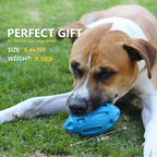 Squeaky Dog Toys for Aggressive Chewers - Rubber Chew Ball for Teeth Grinding & Cleaning